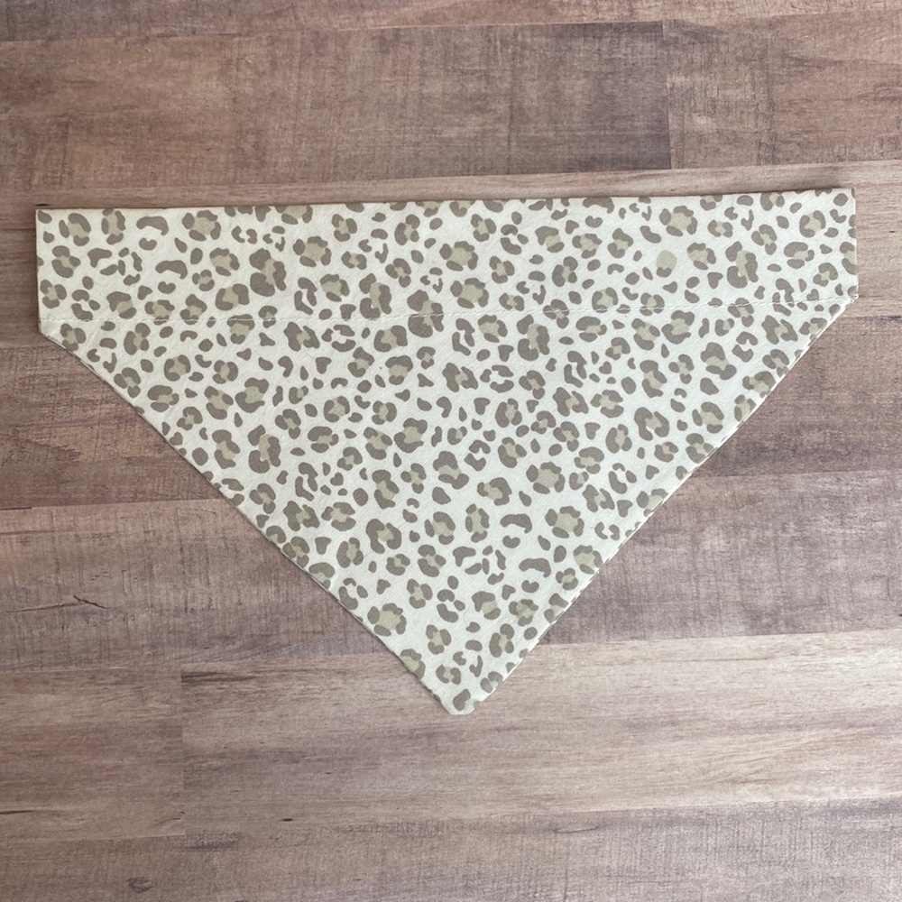 Dog Bandana - Handmade “Leopard” NWT